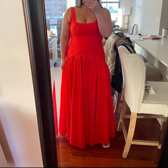 Hutch Ridge Drop Waist Red Size 14, altered to a 12 - Picture 5 of 6